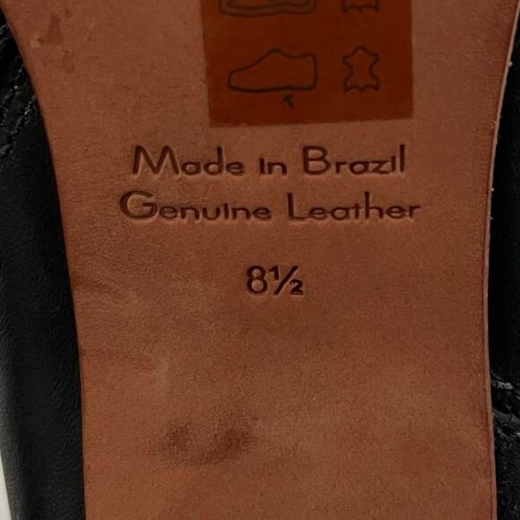 Madewell Billie Leather Ankle Boots Minimalist Quiet Luxury F5044 Black Size 8.5 - Picture 11 of 14